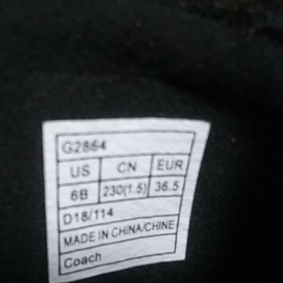 Black Coach boots rubber urban hiker booties sz 6B New FIRM - Picture 11 of 13